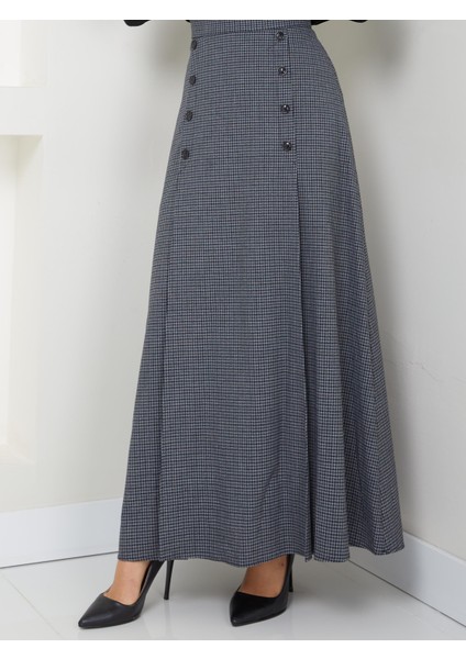 Mevsimlik Kışlık Kadın Uzun Kumaş Etek 52007 modelleri