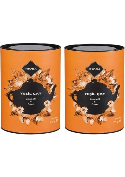 Yeşil Çay Zencefil ve Ayva Aromalı Bitki Çayı 75 G x 2 Adet, Özel Aromalı Bitki Çayları, Yeşil Çay