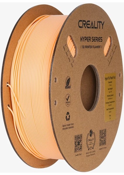 Hyper Pla Filament Peach Fuzz 1.75MM 1kg Tek Ebat