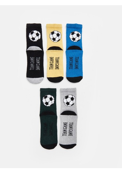Lcw Kids Basic Erkek Bebek Soket Çorap 5'li modelleri