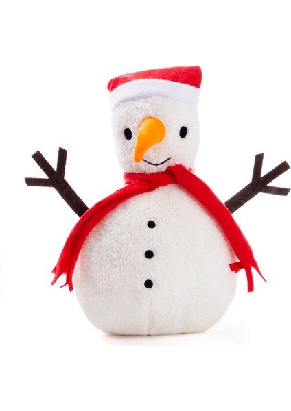 Yılbaşı Kardan Adam Dekoratif Yastık 30 Cm