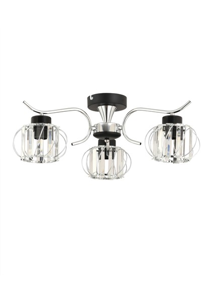 Silva 3 Lü Modern (Kristal Taşlı) Salon Yatak Odası Mutfak Genç Odası Avize