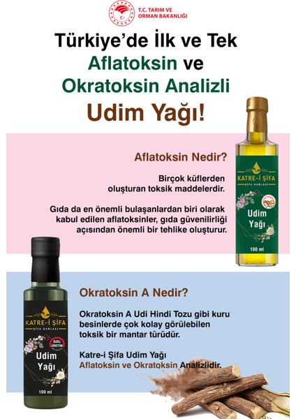 Özel Üretim Udim Yağı ve Kekik Yağı