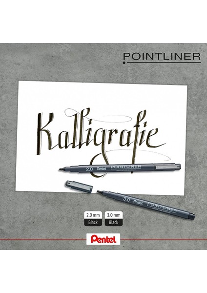 Pointliner 2.0mm Kesik Uçlu Kaligrafi Kalemi / S20P-C20A