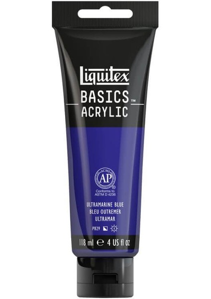 Basics Acrylic 118ML Akrilik Boya Ultramarine Blue 380