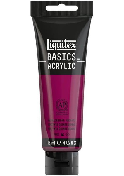 Basics Acrylic 118ML Akrilik Boya Quinacridone Magenta 1