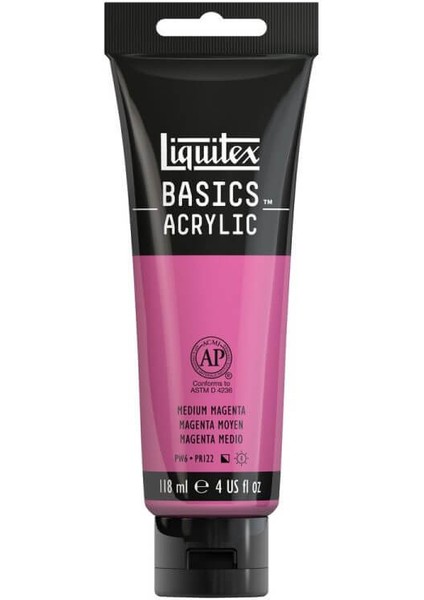 Basics Acrylic 118ML Akrilik Boya Magenta Medium 500