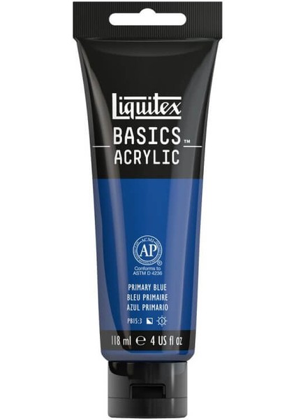 Basics Acrylic 118ML Akrilik Boya Primary Blue 420