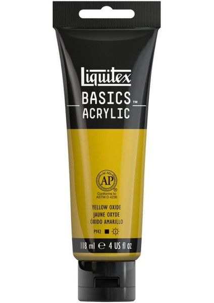 Basics Acrylic 118ML Akrilik Boya Yellow Oxide 416