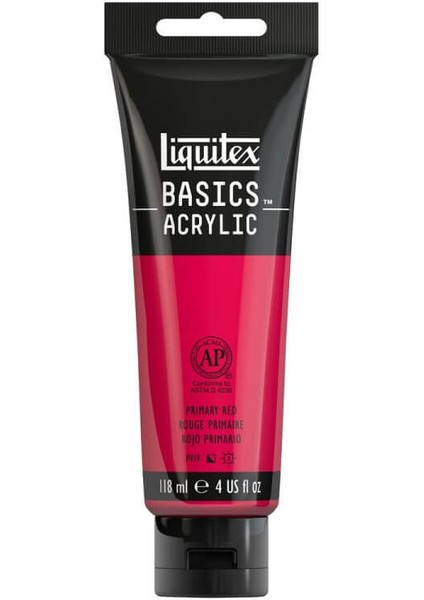 Basics Acrylic 118ML Akrilik Boya Primary Red 415