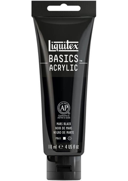 Basics Acrylic 118ML Akrilik Boya Mars Black 276