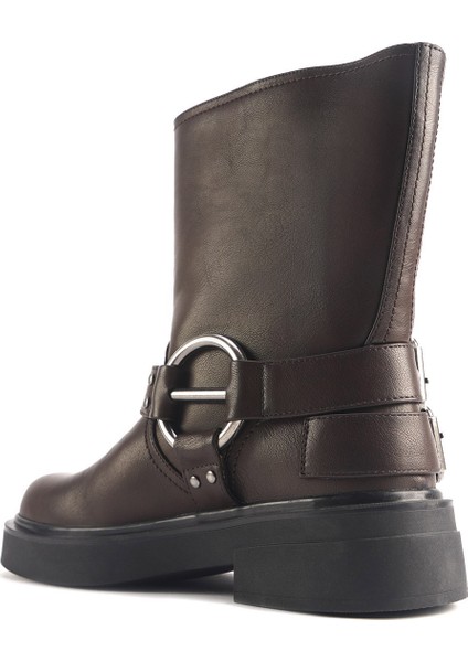 Nine West Cappa 4Pr Kahverengi Kadın Biker Bot