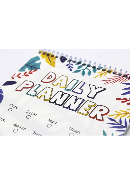 Üstten Spiralli Daily Planner A5 Günlük Planlayıcı - Flow