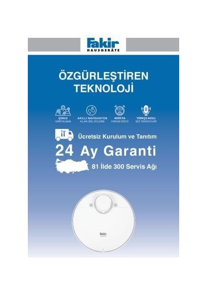 Robert Rs 770 Akıllı Robot Süpürge