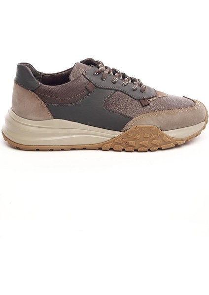 Bağcıklı Deri Erkek Sneaker