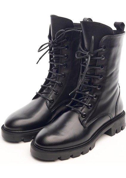 Deri Fermuarlı Kadın Bot fiyatları