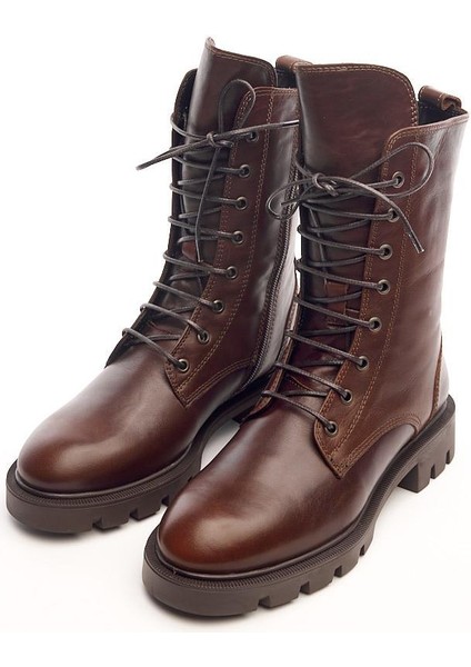 Deri Fermuarlı Kadın Bot fiyatları