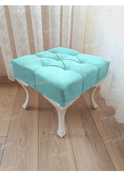 45 cm Kapitoneli Ayakucu Kapı Önü Antre Bench Puf