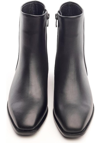 Klasik Deri Fermuarlı Kadın Bot modelleri