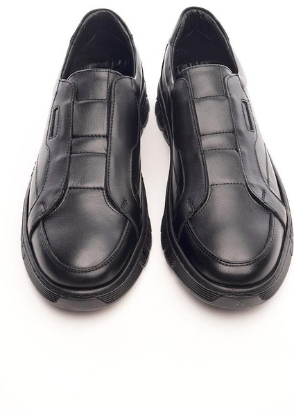 Lastik Bağcıklı Deri Casual Erkek Ayakkabı modelleri