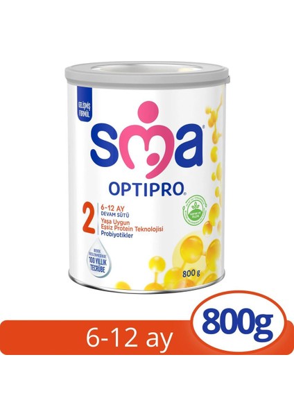 Nessiworld Sma Optipro Probiyotik 2 Bebek Devam Sütü 6-12 Ay 400 gr