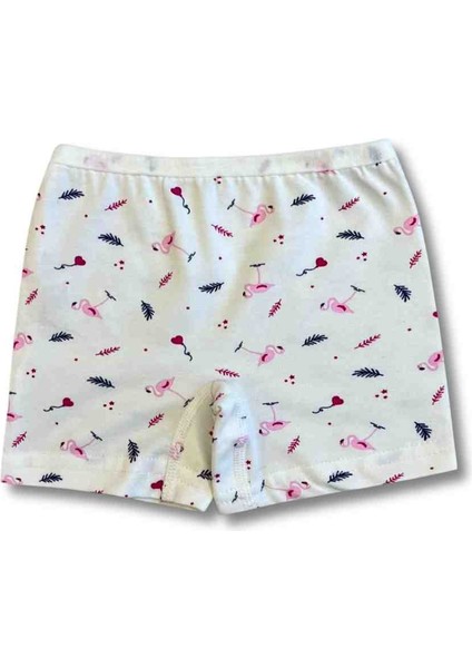 %95 Pamuklu Kız Çocuk Boxer Külot Iç Çamaşır 8li Set