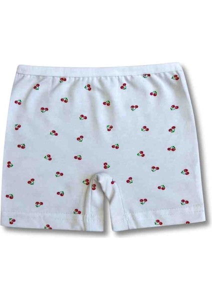 %95 Pamuklu Kız Çocuk Boxer Külot Iç Çamaşır 4lü Set