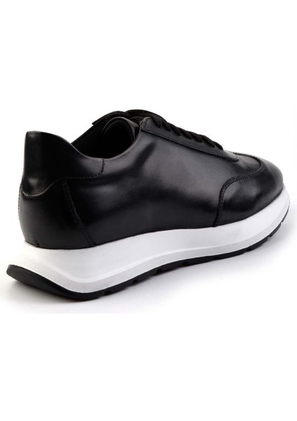 Siyah Antik Deri Erkek Sneaker E01600512441 fırsatları