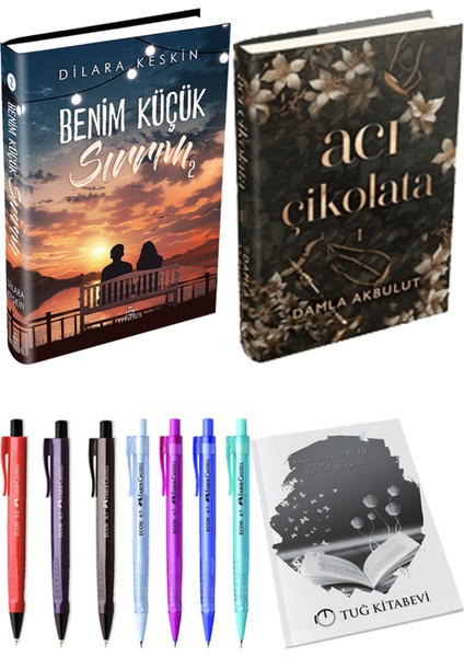Acı Çikolata Ciltli ve Ephesus Benim Küçük Sırrım 2 Ciltli Dilara Keskin 2'li Set + Hediyeli