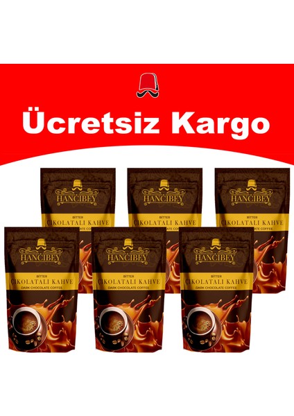 6' lı Bitter Çikolatalı Kahve 150 g