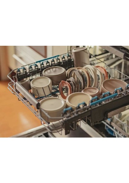 Fika One Seramik 420 ml Bej Saklama Kabı
