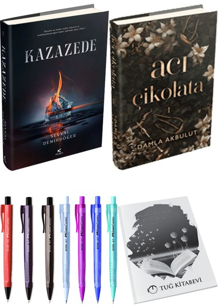 Acı Çikolata Ciltli ve Kazazede 1 Ciltli Şevval Demirdöğer 2'li Set + Hediyeli