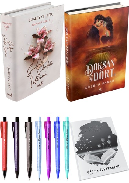 Doksan Artı Dört 2 Ciltli ve Silme Sendeki Izlerimi Ciltli Sümeyye Koç 2li Set + Hediyeli