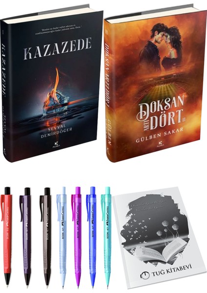 Doksan Artı Dört 2 Ciltli ve Kazazede 1 Ciltli Şevval Demirdöğer 2'li Set + Hediyeli