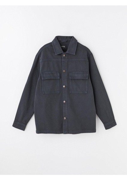Lcw Casual Regular Fit Uzun Kollu Erkek Jean Gömlek indirimleri