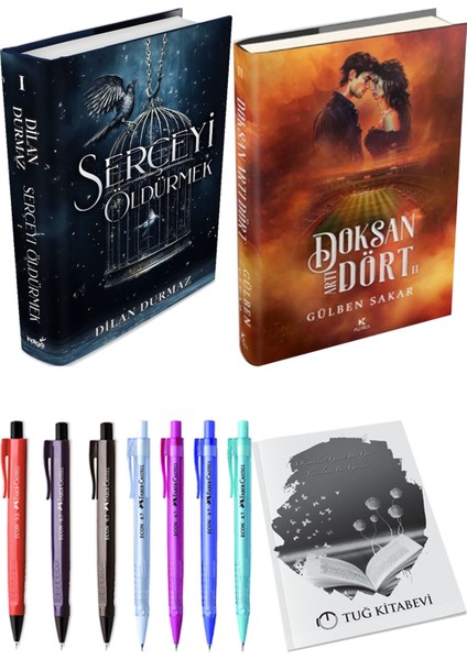 Doksan Artı Dört 2 Ciltli ve Serçeyi Öldürmek Ciltli Dilan Durmaz 2li Set + Hediyeli