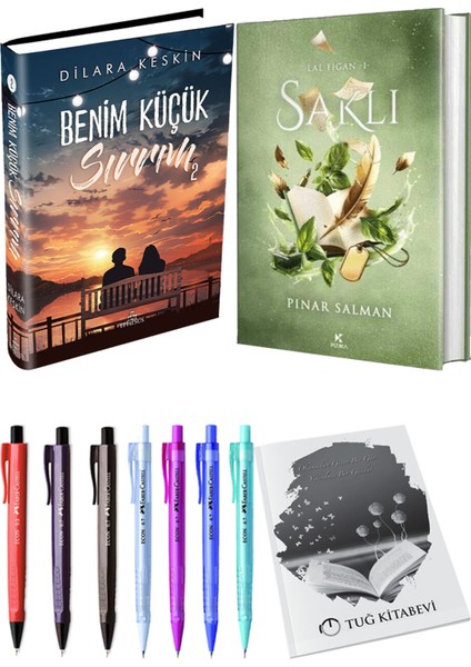 Saklı Ciltli ve Ephesus Benim Küçük Sırrım 2 Ciltli Dilara Keskin 2'li Set + Hediyeli