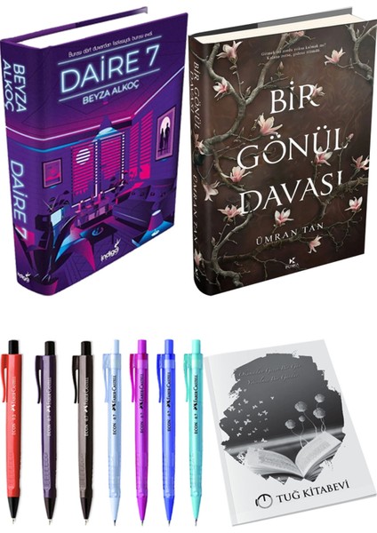 Bir Gönül Davası Ciltli ve Daire 7 Ciltli Beyza Alkoç 2li Set + Hediyeli