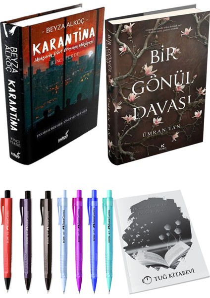 Bir Gönül Davası Ciltli ve Karantina 2 Ciltli Beyza Alkoç 2li Set + Hediyeli