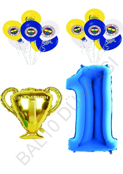 Fenerbahçe Sarı Lacivert Doğum Günü Konsepti Yaş 1