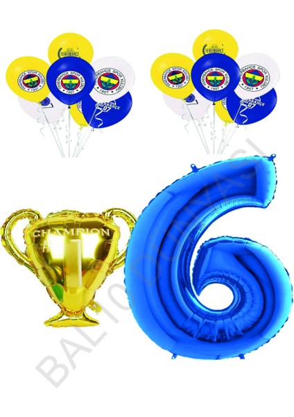 Fenerbahçe Sarı Lacivert Doğum Günü Konsepti Yaş 6