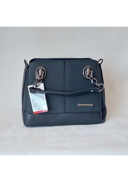 NS777 Model Nas Bag Siyah Renk Kadın El ve Omuz Çantası