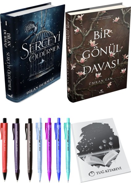 Bir Gönül Davası Ciltli ve Serçeyi Öldürmek Ciltli Dilan Durmaz 2li Set + Hediyeli