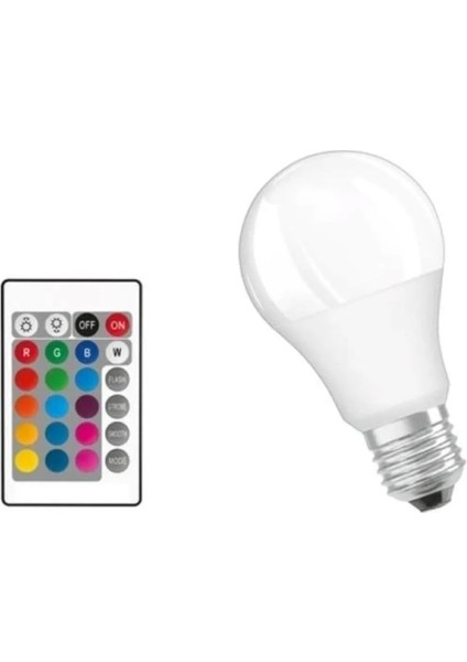 9 Watt LED Ampul/16 Renkli/kumandalı
