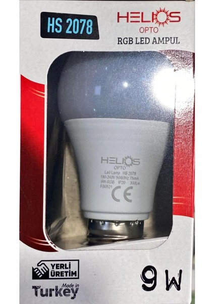 9 Watt LED Ampul/16 Renkli/kumandalı fırsatları