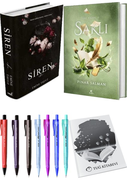 Saklı Ciltli ve Siren Iki Ciltli Emine Tavuz 2li Set + Hediyeli