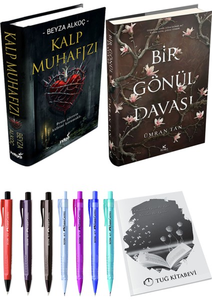 Bir Gönül Davası Ciltli ve Kalp Muhafızı 1 Ciltli Beyza Alkoç 2li Set + Hediyeli
