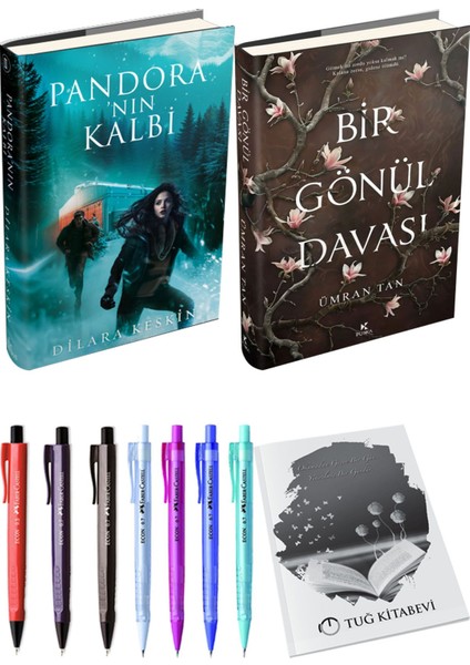 Bir Gönül Davası Ciltli ve Ephesus Pandora'nın Kalbi 2 Ciltli Dilara Keskin 2'li Set + Hediyeli
