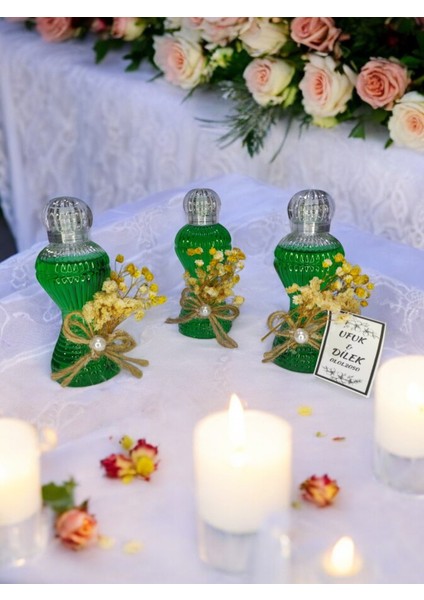 20 Adet Mika Şişe Hediyelik Kolonya modelleri