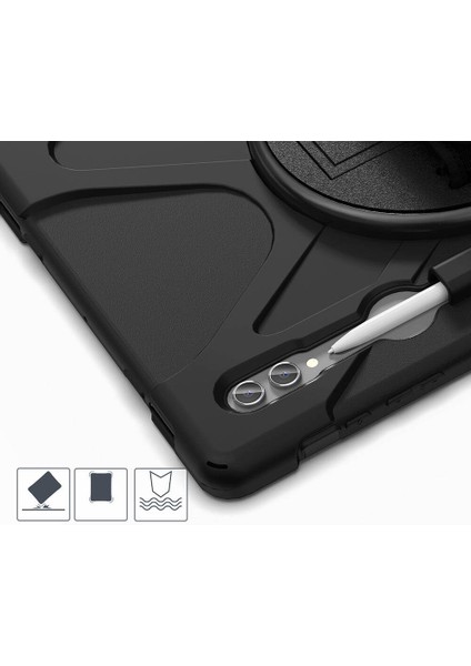 Samsung Galaxy Tab S10 Ultra Kılıf Defender Askılı Darbe Korumalı